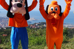 Mascotte Sposini Gaia Eventi Pippo Pluto